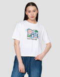 Nevada Tee Boxy Print Kaos Wanita