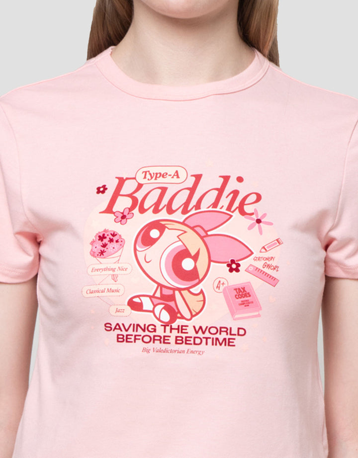 Nevada Print Wb Powerpuff Girls Kaos Wanita