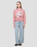 Nevada Boxy French Ter Wb Powerpuff Girls Sweater Wanita