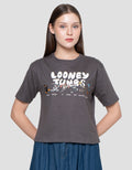 Nevada Boxy Print Looney Tunes Kaos Wanita