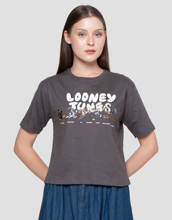 Nevada Boxy Print Looney Tunes Kaos Wanita