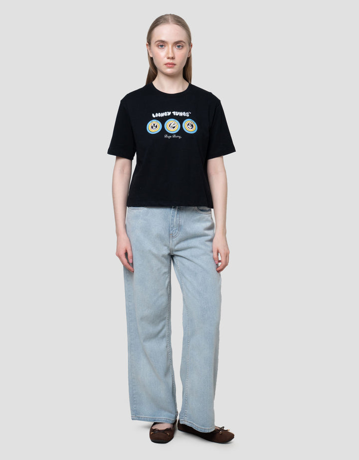 Nevada Print Looney Tunes Kaos Wanita