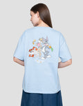Nevada Print Looney Tunesshirt Kaos Oversize Wanita