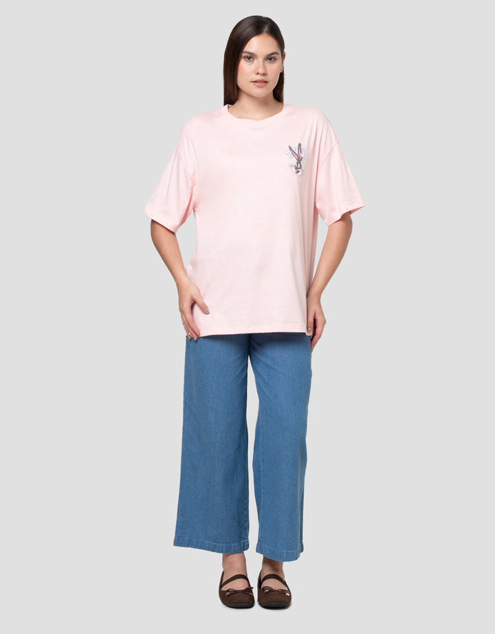 Nevada Print Looney Tunes Kaos Wanita