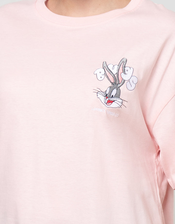Nevada Print Looney Tunes Kaos Wanita