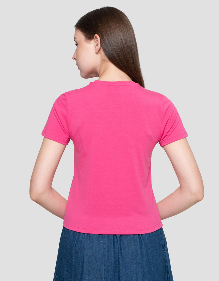 Nevada Baby Tee 2 Print Emily In Paris Kaos Wanita