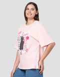 Nevada New Print Emily In Paris Kaos OversizeWanita