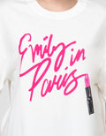 Nevada New Print Emily In Paris Kaos OversizeWanita
