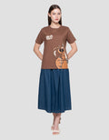 Nevada Tee Reg Print Wb Kaos Wanita