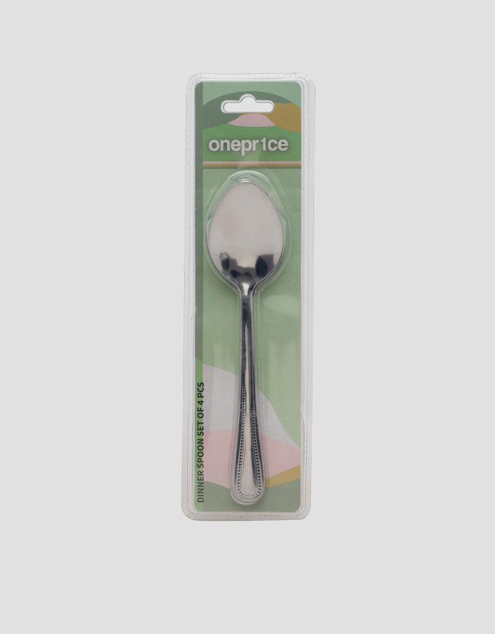 MxM Oneprice 4 Pcs Dinner Spoon
