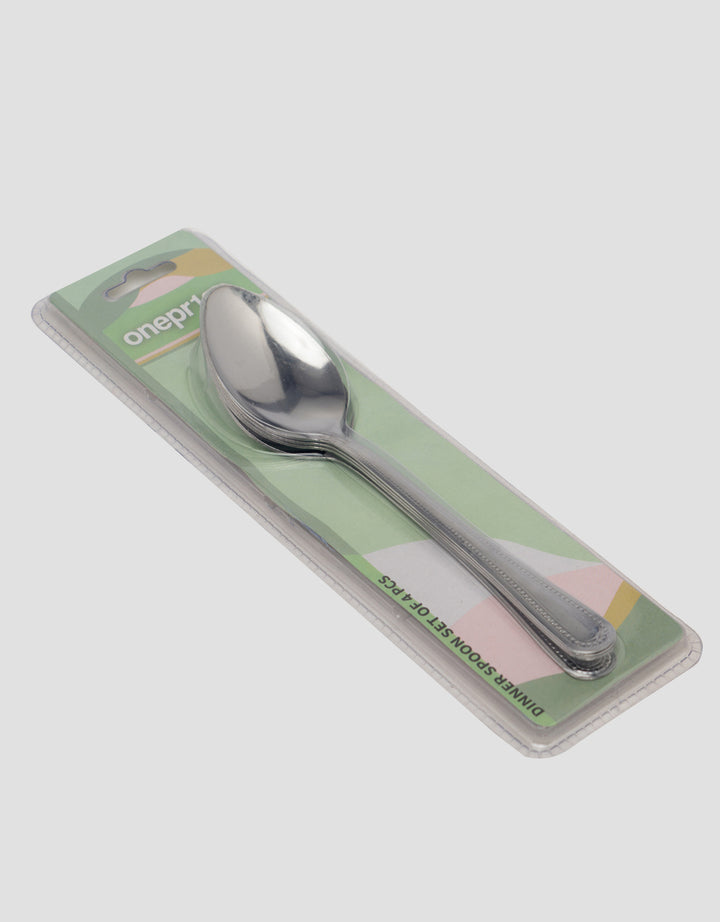 MxM Oneprice 4 Pcs Dinner Spoon
