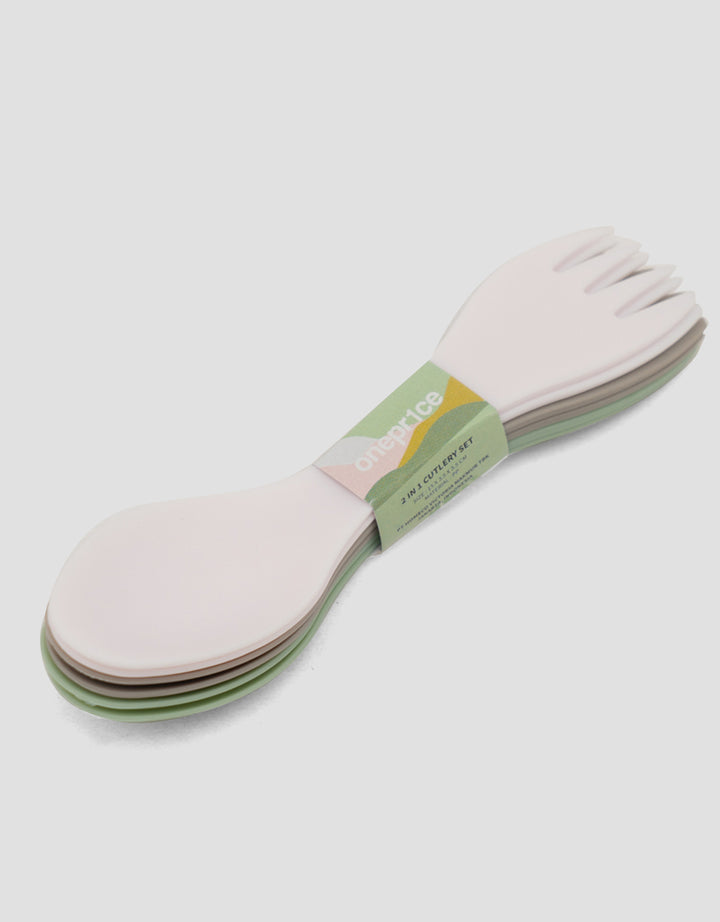 MxM Oneprice 2 In 1 Cutlery Set