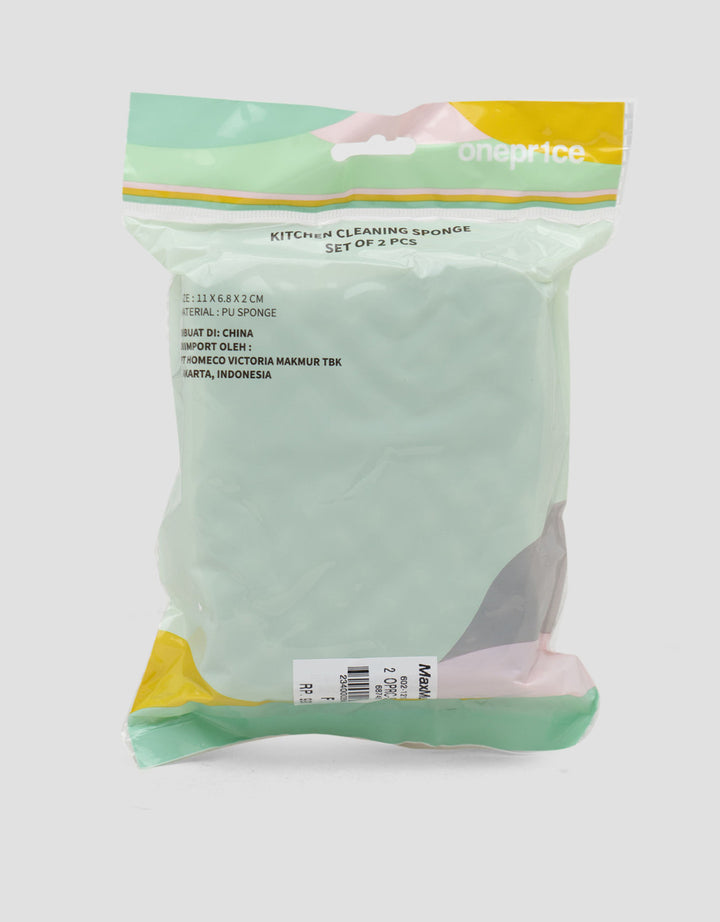 MxM Oneprice Kitchen Cleaning Sponge 2 Pcs