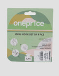 MxM Oneprice Oval Hook Set Of 4