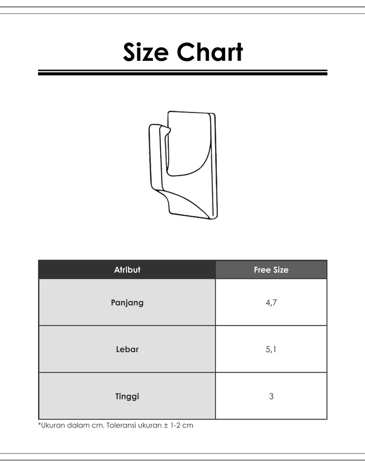 MxM Oneprice Square Hook Set Of 2