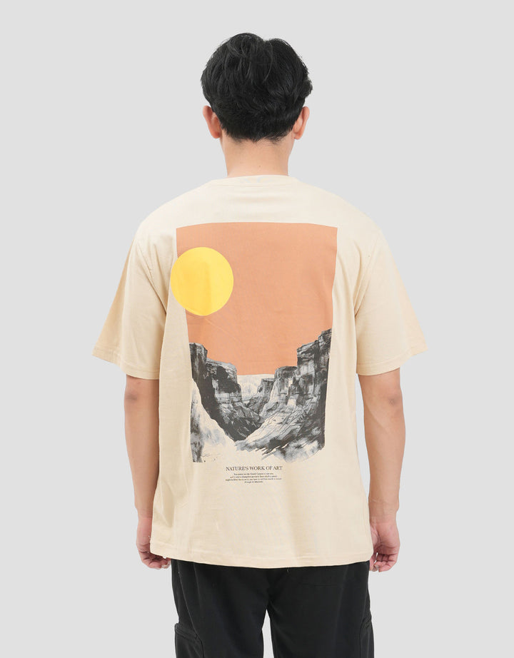 Nevada Theme Summer Photoprint Backprint - Style 3 Kaos Pria