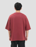 Nevada Basic Texture Print Kaos Oversize Pria
