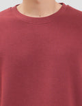 Nevada Basic Texture Print Kaos Oversize Pria