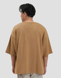 Nevada Basic Texture Print Kaos Oversize Pria