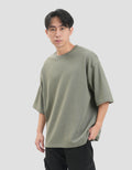 Nevada Basic Texture Print Kaos Oversize Pria