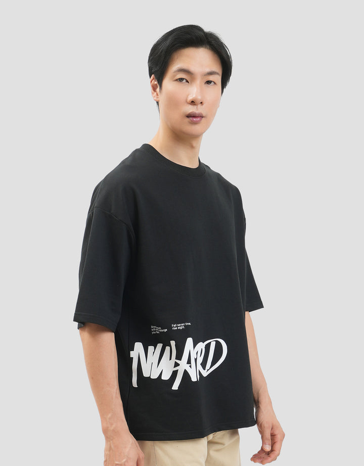 Nevada Grafitti Look - Style 1  Kaos Oversize Pria
