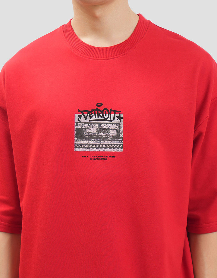 Nevada Grafitti Look - Style 2  Kaos Oversize Pria