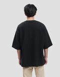 Nevada Texture Embro Wording - Style 1 Kaos Oversize Pria