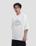 Nevada Texture Embro Wording - Style 2 Kaos Oversize Pria