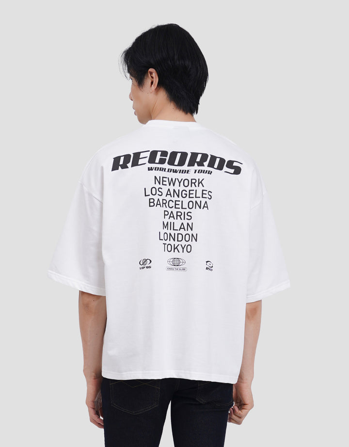 Nevada Printed Wording - Style 1 Kaos Oversize Pria
