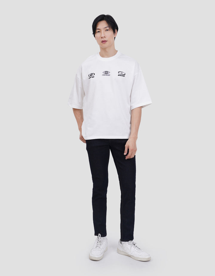 Nevada Printed Wording - Style 1 Kaos Oversize Pria