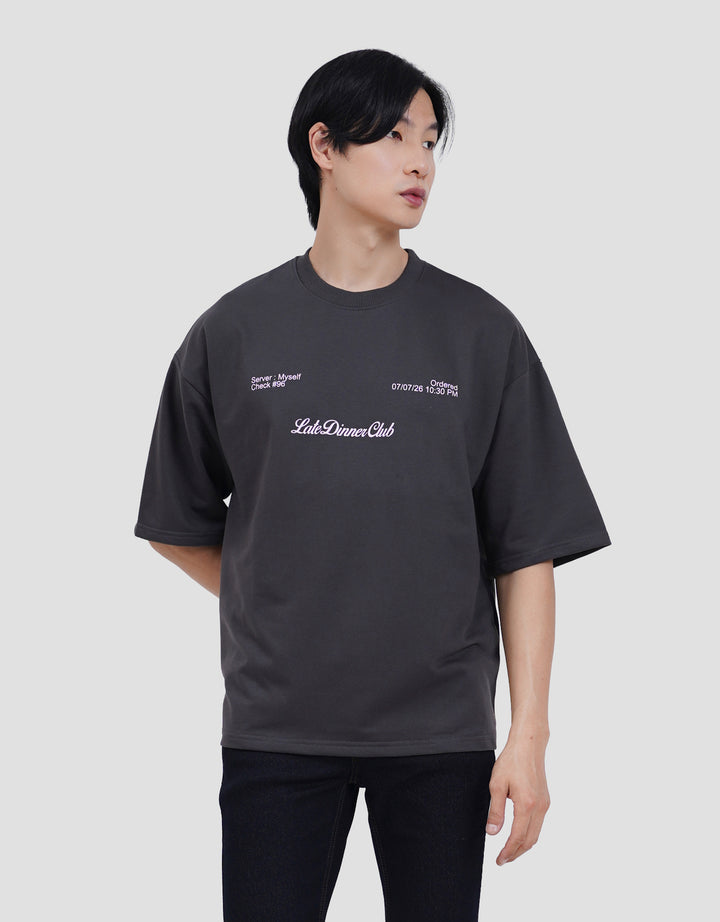 Nevada Printed Wording - Style 2 Kaos Oversize Pria