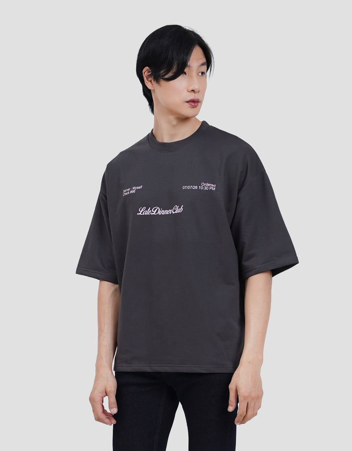 Nevada Printed Wording - Style 2 Kaos Oversize Pria