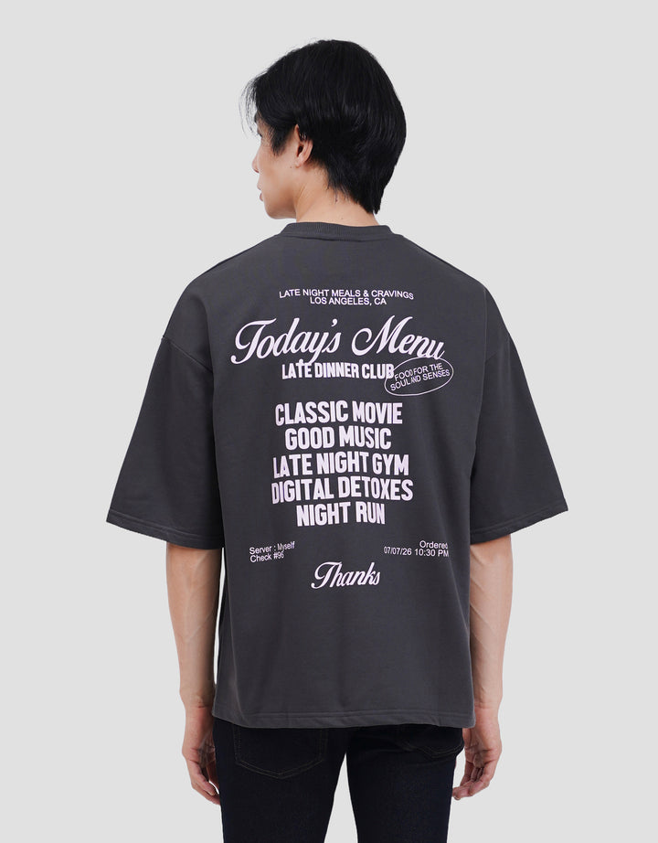 Nevada Printed Wording - Style 2 Kaos Oversize Pria