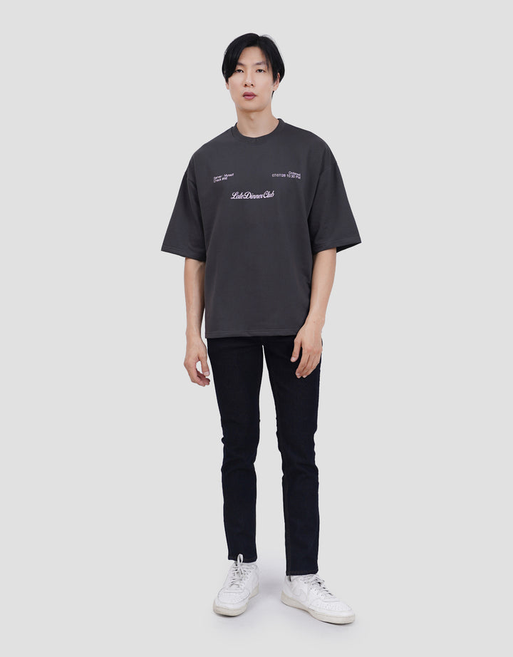 Nevada Printed Wording - Style 2 Kaos Oversize Pria