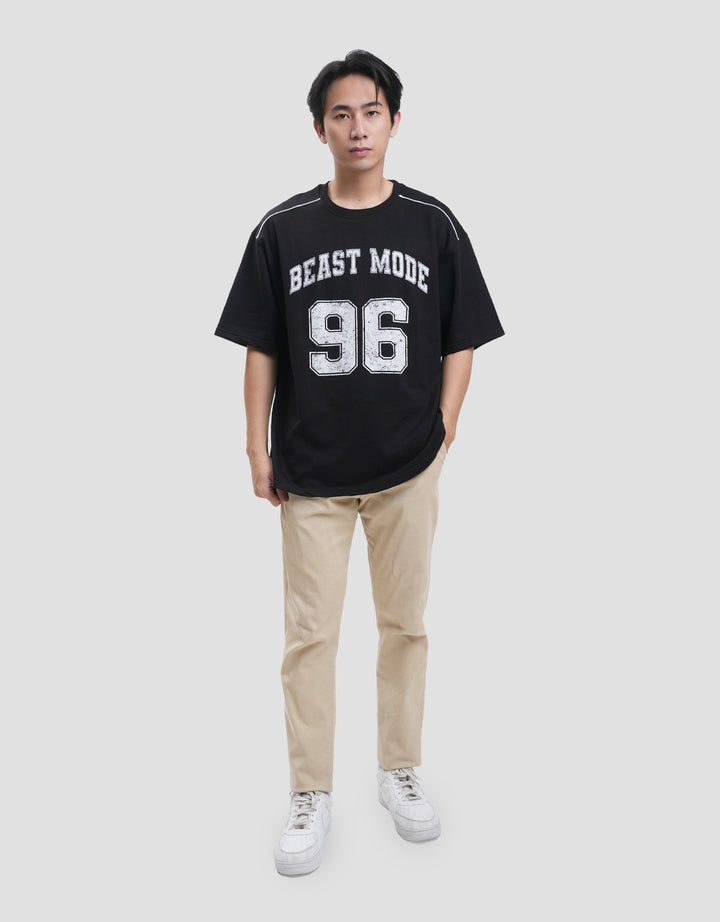 Nevada Babyterry Varsity Look Number 96 Kaos Oversize Pria