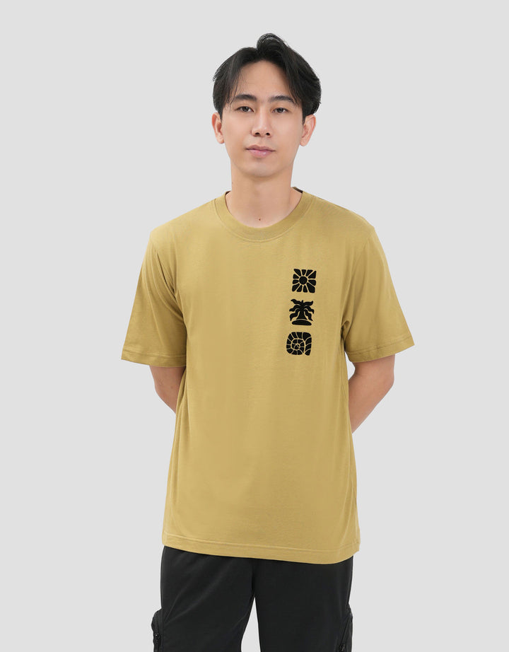 Nevada Printed Flocking - Backprint Kaos Pria