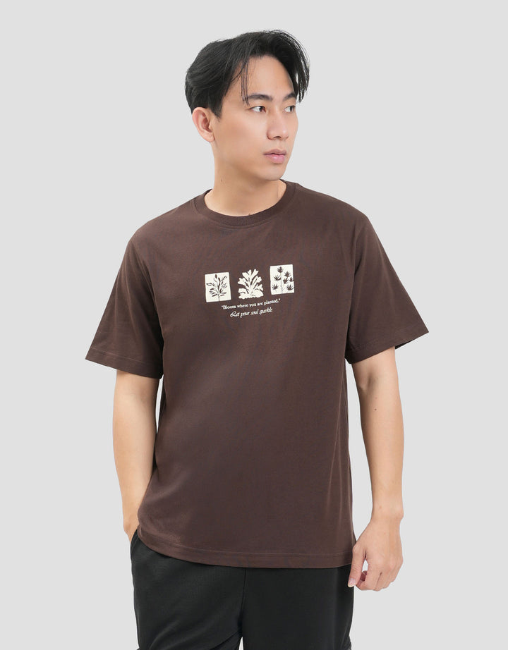 Nevada Printed Flocking Print Kaos Pria