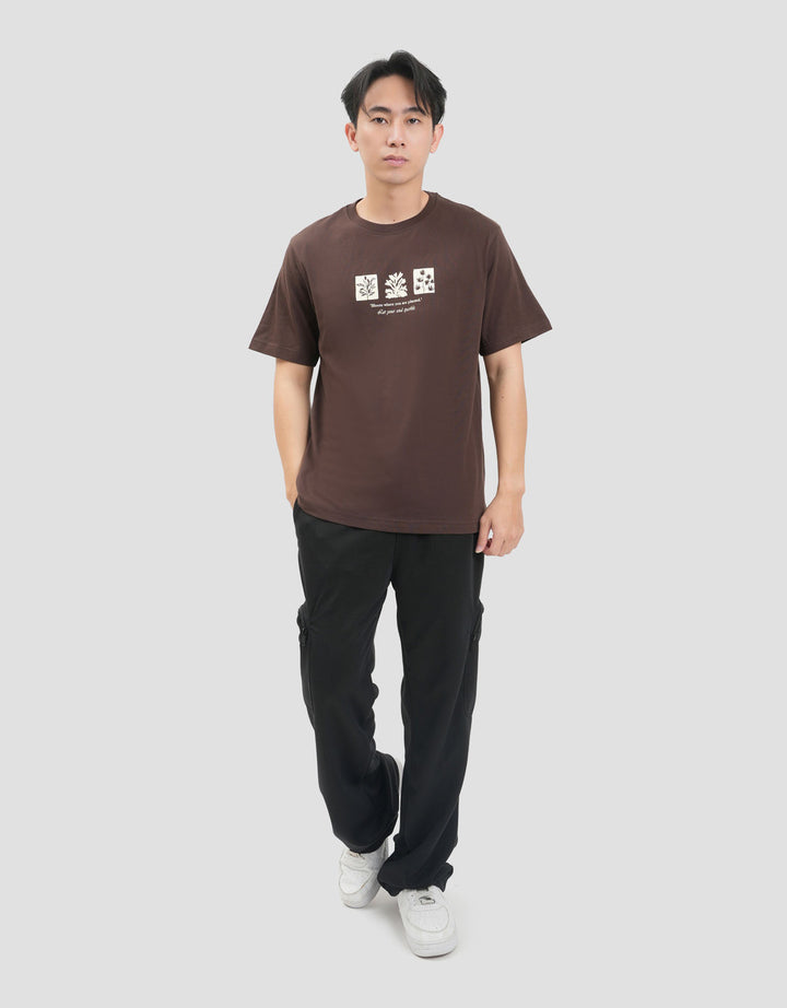 Nevada Printed Flocking Print Kaos Pria