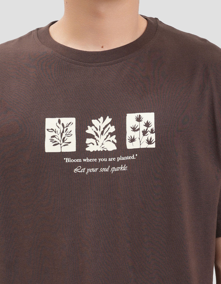 Nevada Printed Flocking Print Kaos Pria