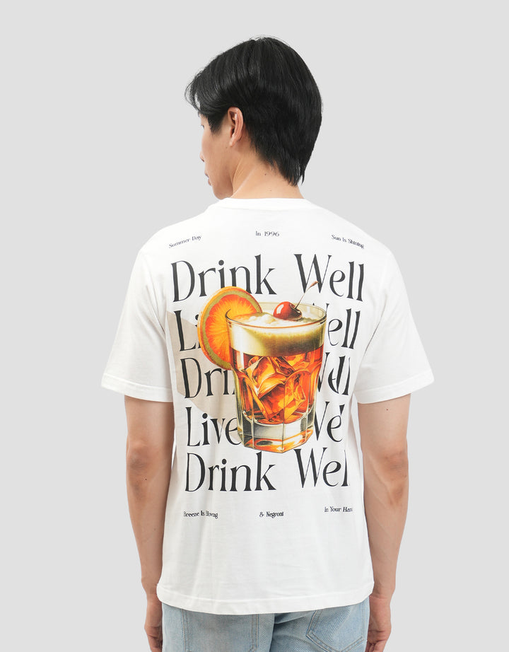 Nevada Theme Summer Photoprint - Drink Well Kaos Pria