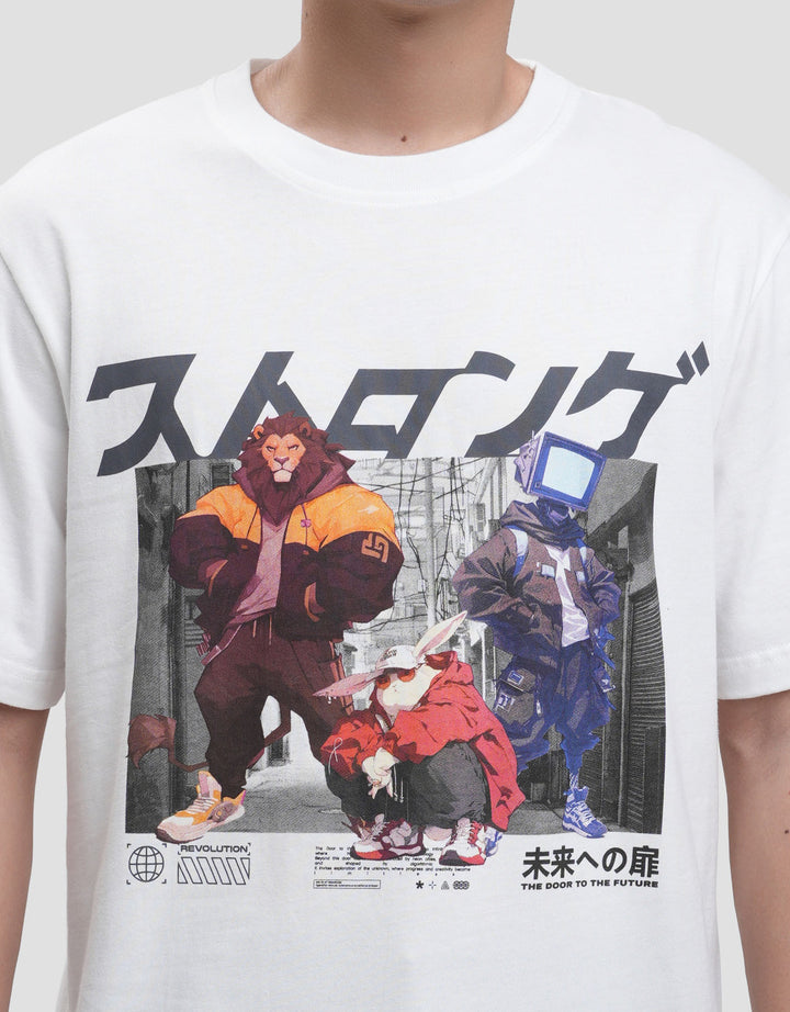 Nevada Photoprint Japan Look - Style 2 Kaos Pria