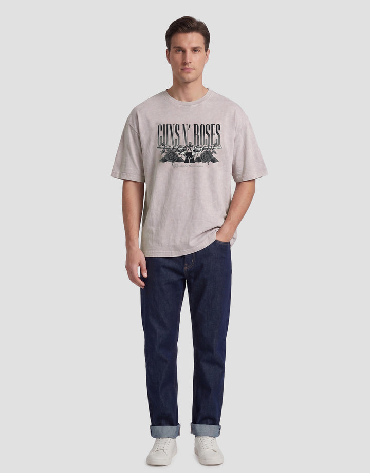 Nevada Universal Music Guns N Roses Washing Style 3 Kaos Oversize Pria