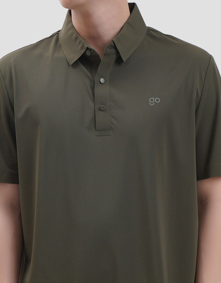 Suko Sports Lengan Pendek Kaos Polo Pria