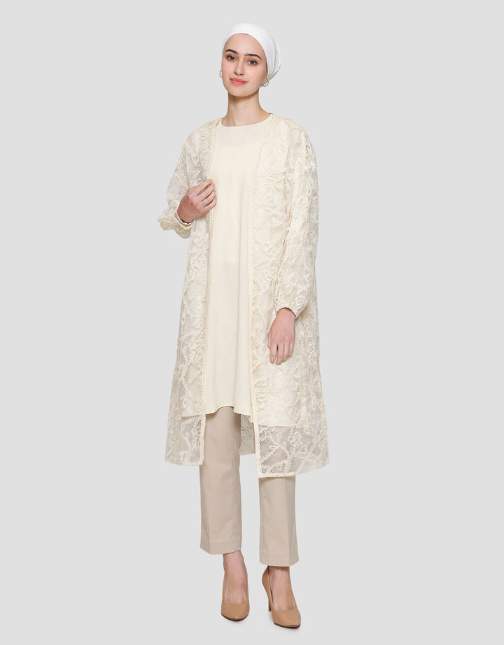 Annisa Long Texture With Inner Blouse Wanita