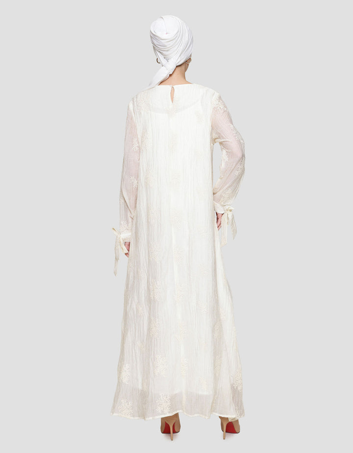 Annisa Tenture Fabric Maxi Dress Wanita