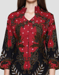 Arjuna Weda Blarak Sasirangan Blouse Batik Wanita