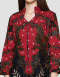 Arjuna Weda Blarak Sasirangan Blouse Batik Wanita