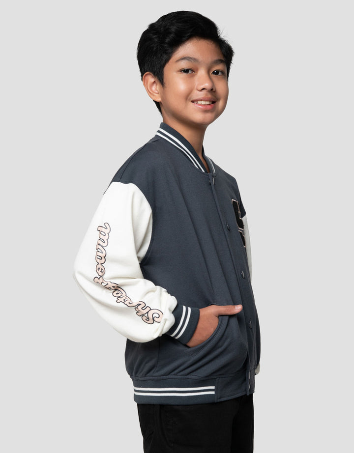 Nevada Knit Varsity Patch S Jaket Anak Laki-laki