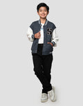 Nevada Knit Varsity Patch S Jaket Anak Laki-laki