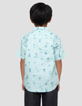Little M Marine Kemeja Anak Laki-laki